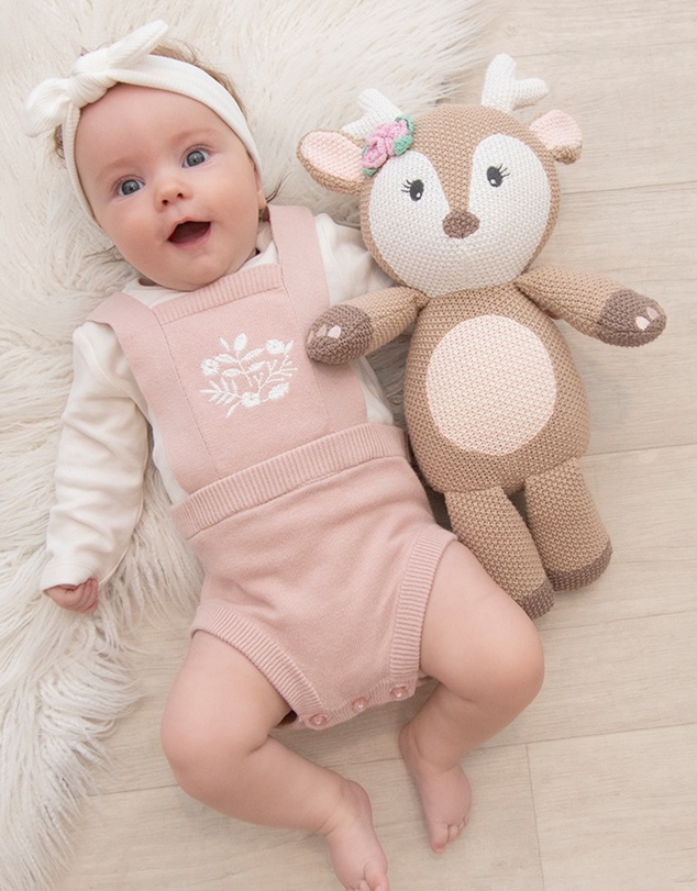 Living Textiles - Knitted Toy - Ava the Fawn