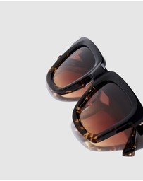 Hawkers Co - HAWKERS - Carey Black Terracota ONE UPTOWN Sunglasses for Men and Women UV400