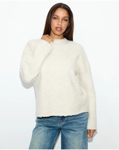 Dazie - Talia Fluffy Knit Jumper