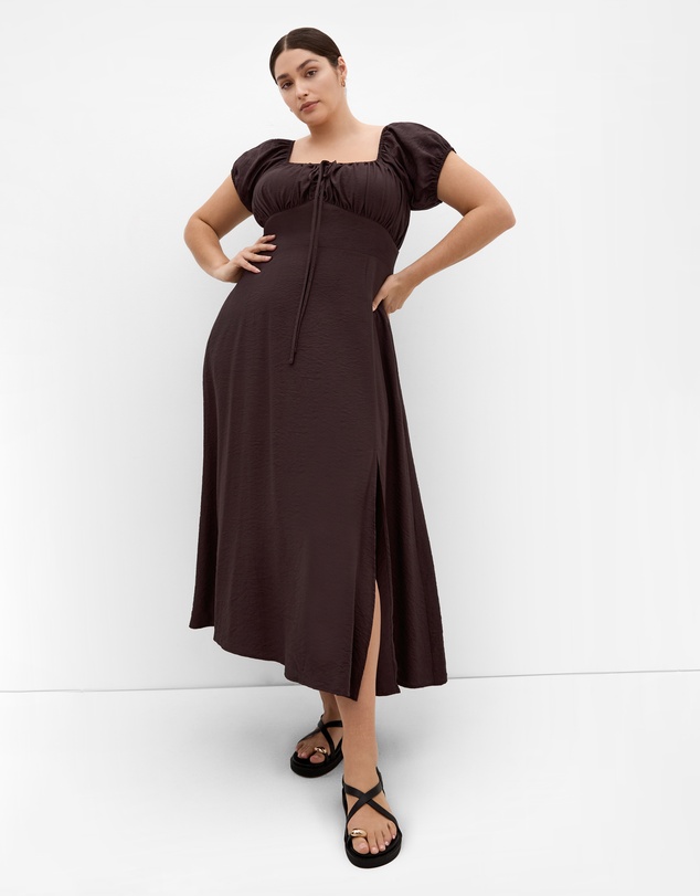City Chic - Abbigail Split Maxi Dress