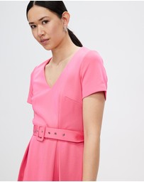 Pink Ruby - Spring Racer Aline Dress