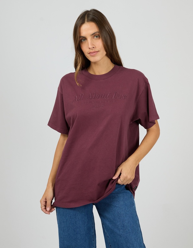 All About Eve - Aae Timeless Tee Wine