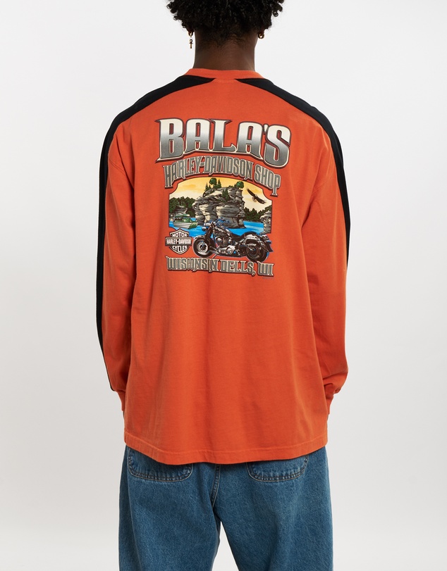 Vintage by The Real Deal - Pre Loved - Vintage Harley Davidson Long Sleeve Tee