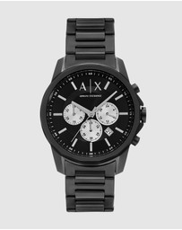 Armani Exchange - Gun-Metal Chronograph Watch