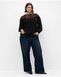 City Chic - Emilee Lace Shirt