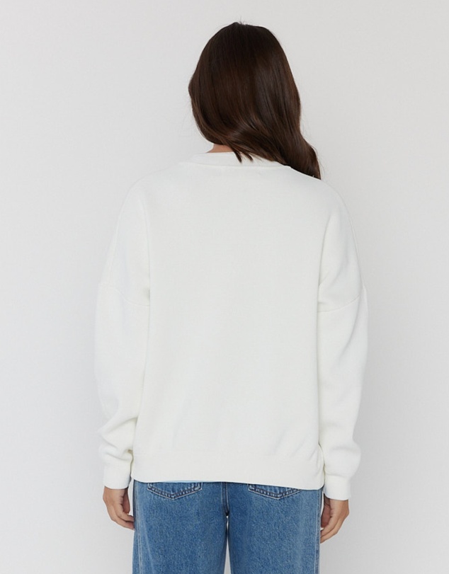 ALEXANDRA - Alfonso Knit Jacket Ivory