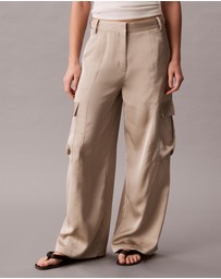 Calvin Klein Jeans - Satin Cargo Pants