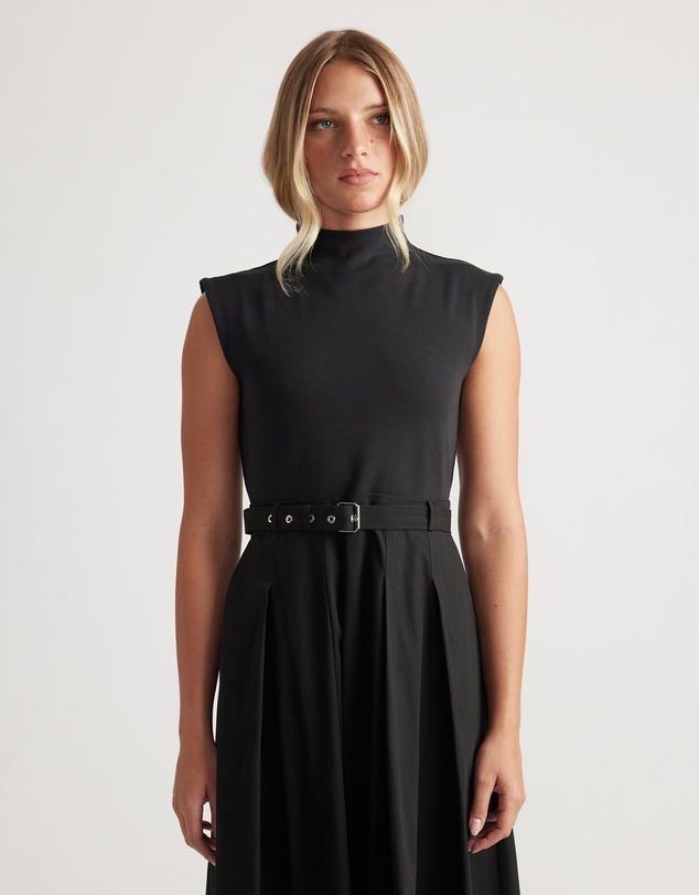 Decjuba - Stefanie Spliced Midi Dress