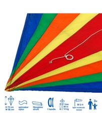 Freeplay Kids - Rainbow Delta Fun Kite