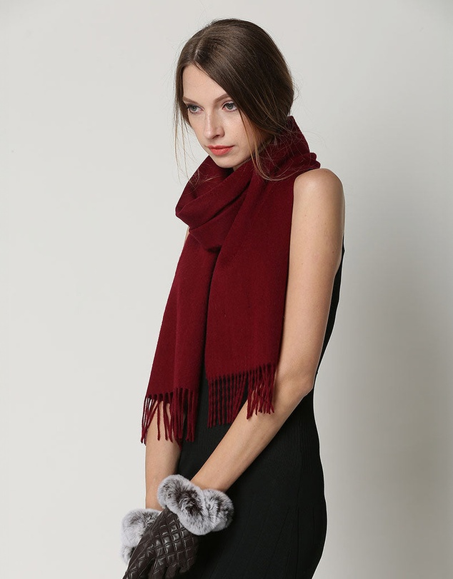 Ozwear Connection Uggs - Ugg 100% Wool Scarf Red