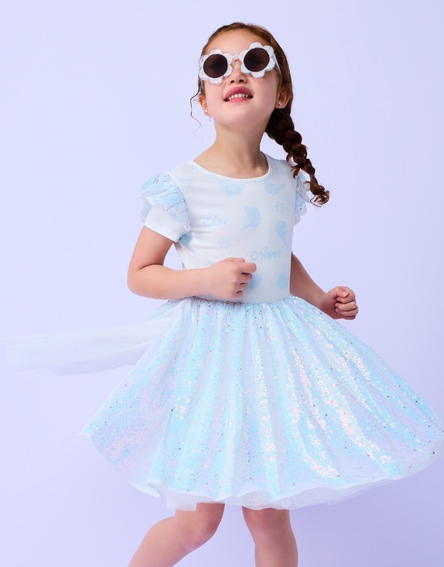 Rock Your Kid - Frozen Sparkle Dress - ICONIC EXCLUSIVE