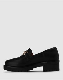 Airflex - Agatha Casual Heeled Leather Loafers