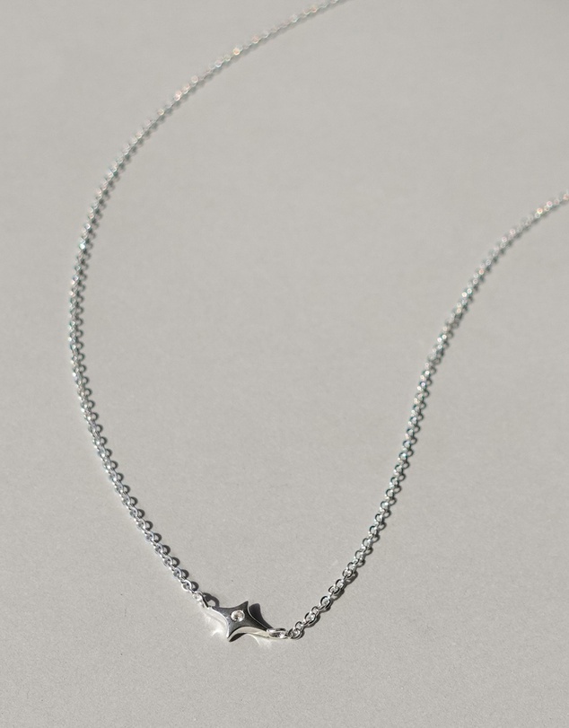 SAINT VALENTINE - Starburst Necklace - Silver