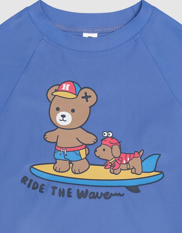 Huxbaby - Vacay Surf Hux Rashie - Babies-Kids