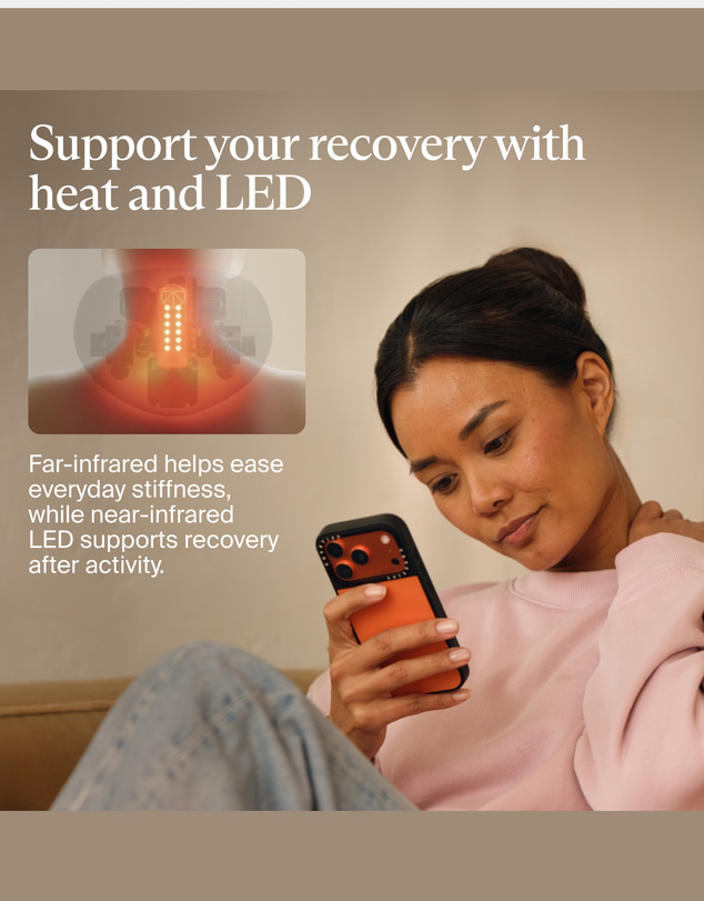 Therabody - Therabody ThermNeck & Upper Back - Heated Massager
