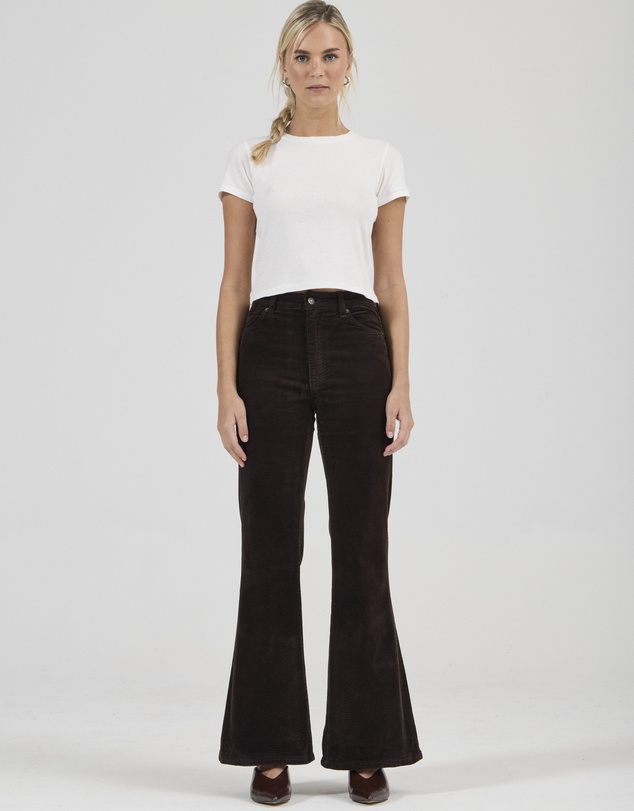Rolla's - Eastcoast Flare Jean - Espresso Cord