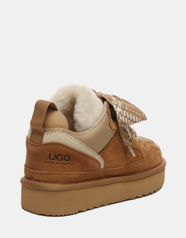 EVERAU - Australian Shepherd Ugg Parkyr Men Cow Suede Upper UGG Boots