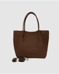 Chuchka - Woven Neoprene Winona Tote Choc
