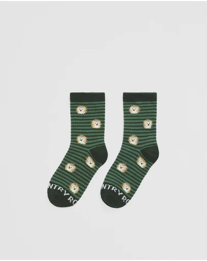 Country Road - Organically Grown Cotton Blend Hedgehog Sock