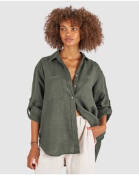 CAMIXA - Luna Oversize Linen Shirt
