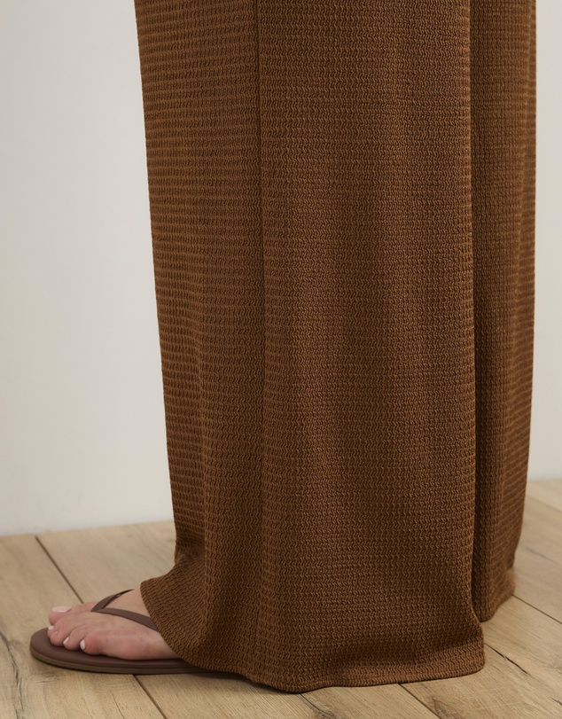 Atmos&Here Curvy - Monica Textured Jersey Pants
