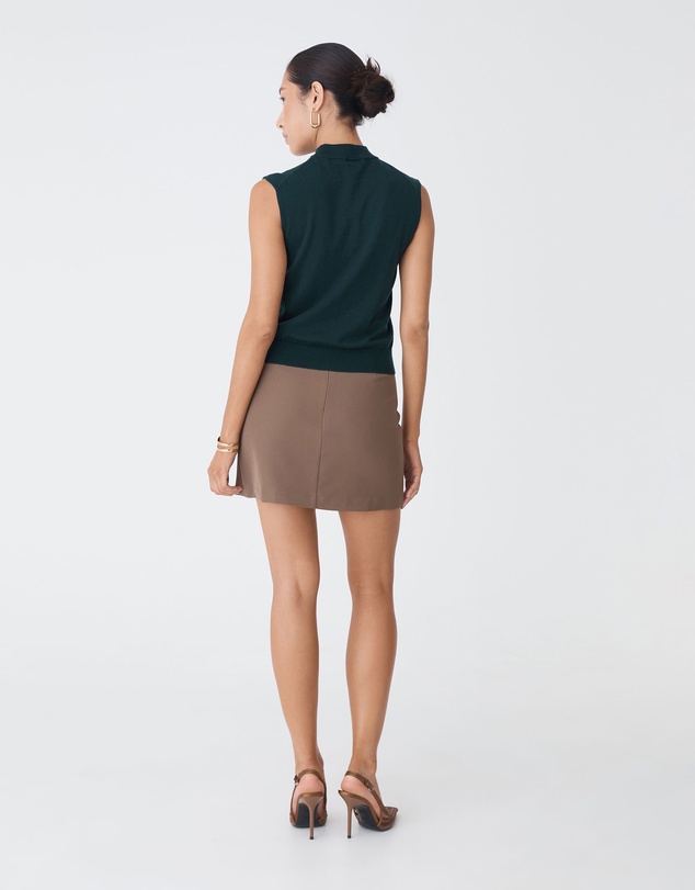 Forcast - Dina Mock Neck Knit Top