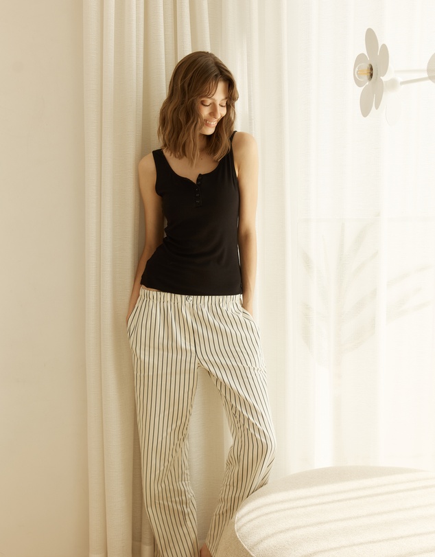 Gingerlilly - Willow Cotton Striped Pant