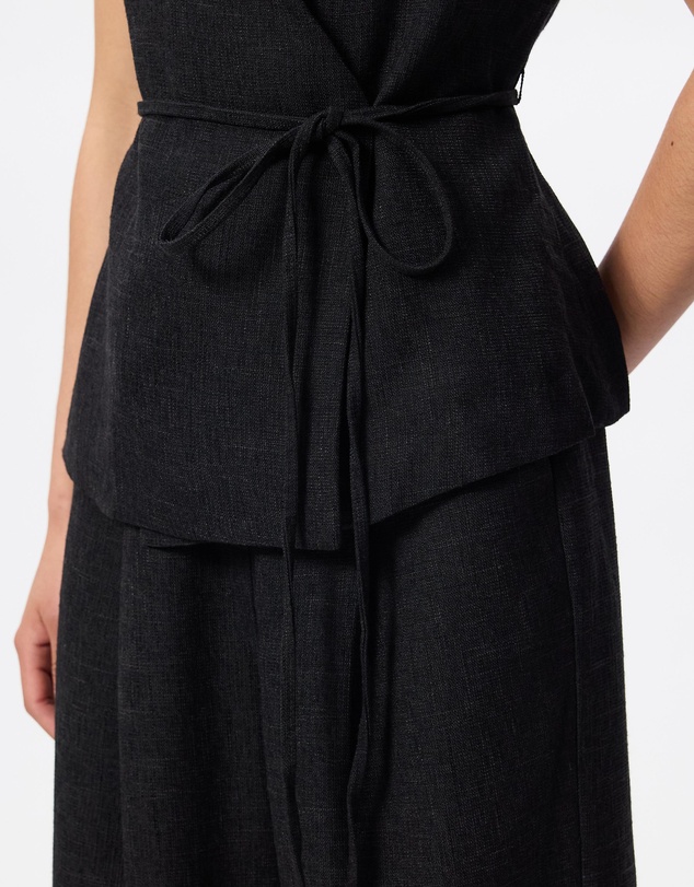 Calli - Tori Tweed Wrap Top
