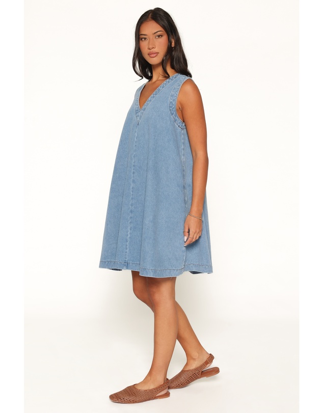 Petal & Pup - Zander Mini Dress - Blue
