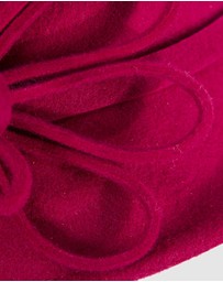 Max Alexander - Winter Felt Red Cloche Hat