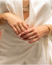 Mestige - Sheathe Ring - 18K Gold Plated