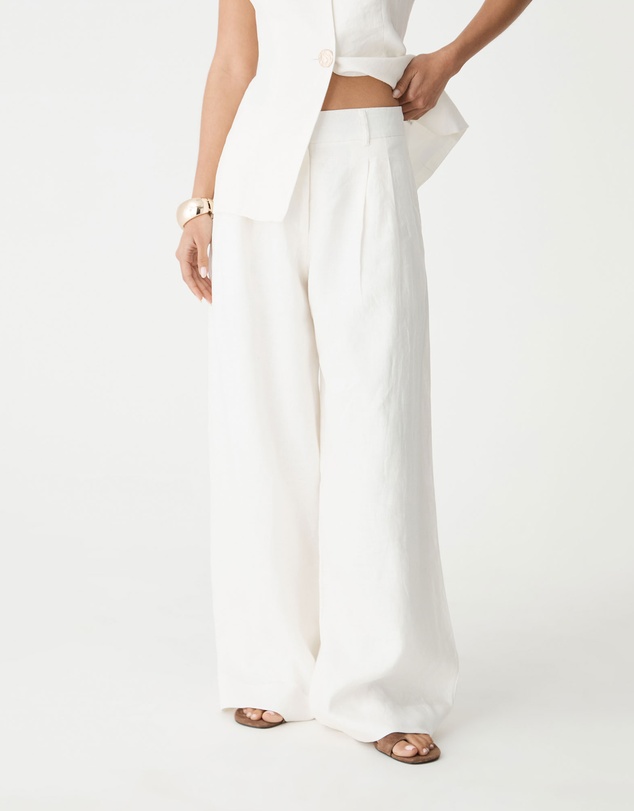 Forcast - Ami Wide Leg Linen Pants