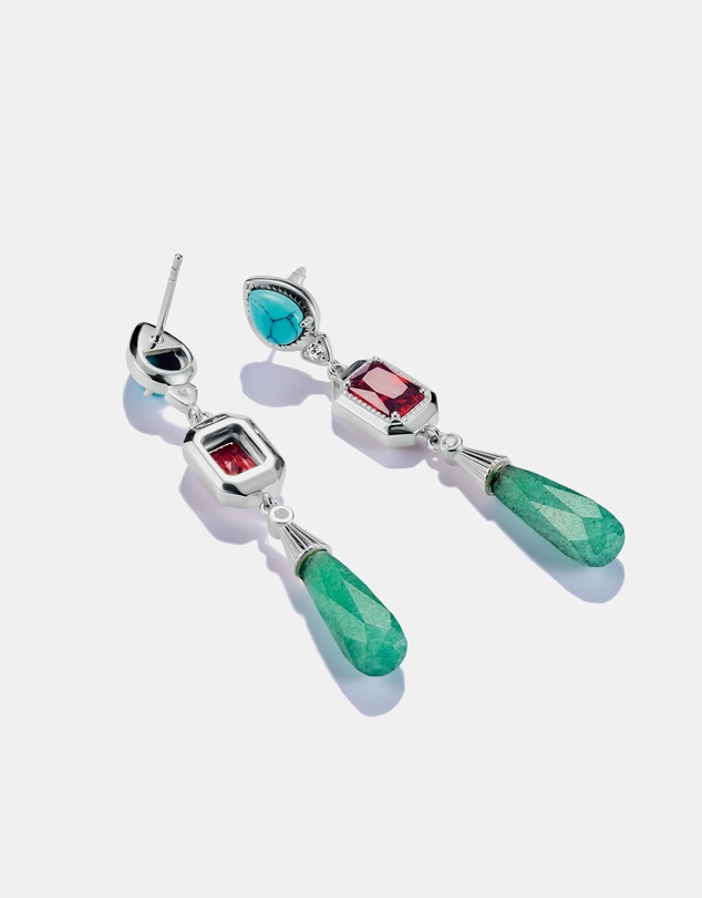 THOMAS SABO - THOMAS SABO Elyndra Earrings with Multicolored Stones