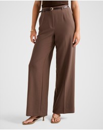 Forever New - Chantelle Belted Wide Leg Pants