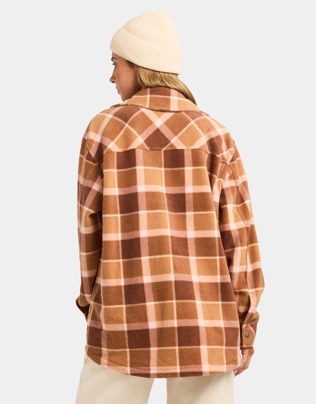 Quiksilver - Womens Camp Queen Polar Fleece Long Sleeve Shirt