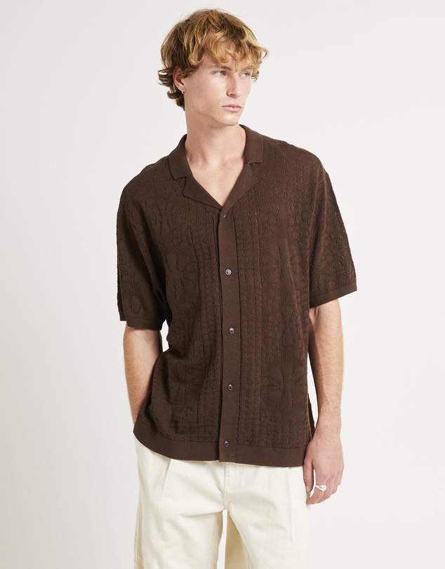 Arvust - Bronson Knitted Shorts Sleeve Resort Shirt