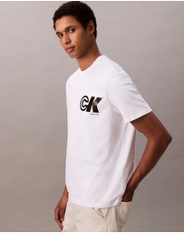 Calvin Klein Jeans - Sport Monogram Logo Graphic Classic T-Shirt