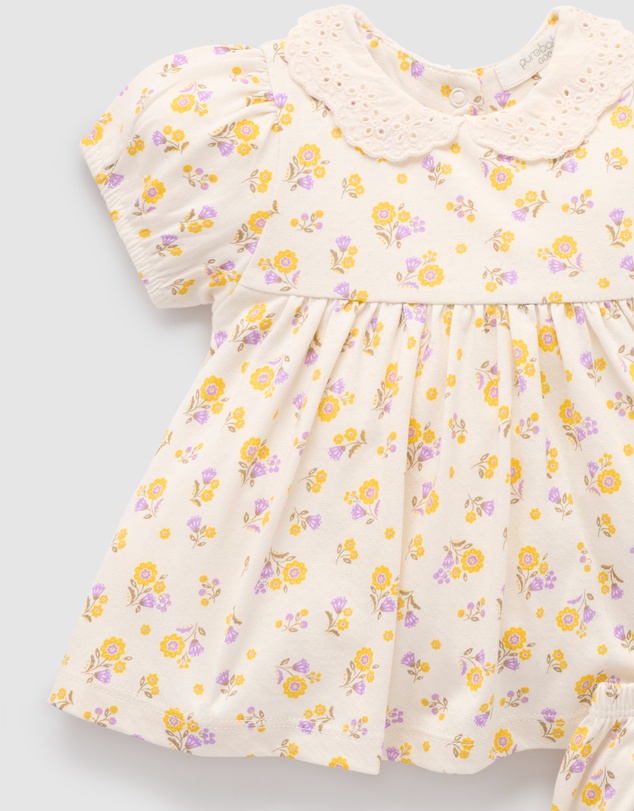 Purebaby - Luciana Floral Set -Kids-Babies