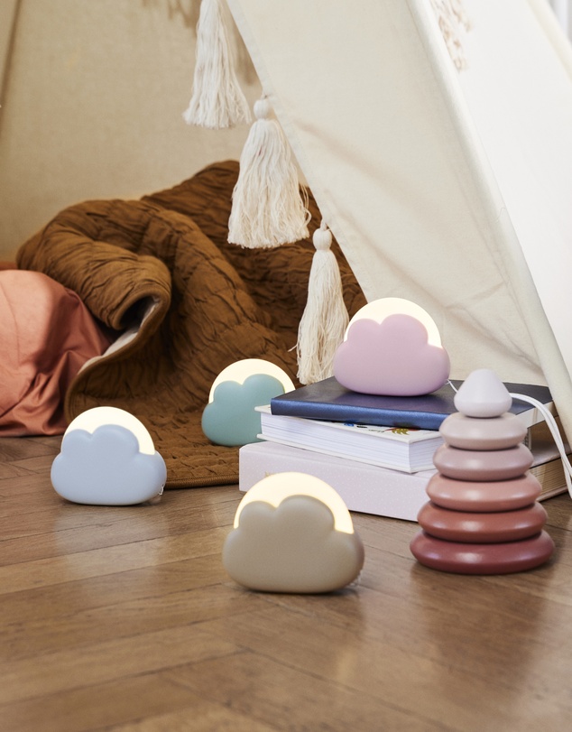Kreafunk - Kreafunk Kids Cloudy Lamp - Dusty Rose