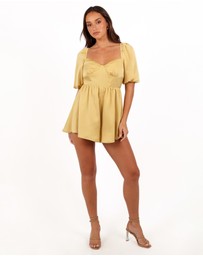 Petal & Pup - Billie Romper - Honeysuckle Yellow