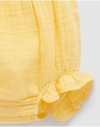 Purebaby - Embroidered Bodysuit -Kids-Babies