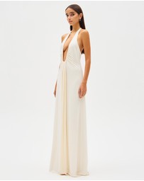 MISHA - Jennifer Cupro Maxi Dress