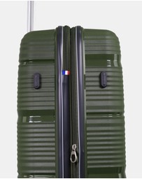 Pierre Cardin - Pierre Cardin Normandy 65cm Medium Hard Shell Suitcase