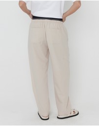 ALEXANDRA - Noir Pants Stone