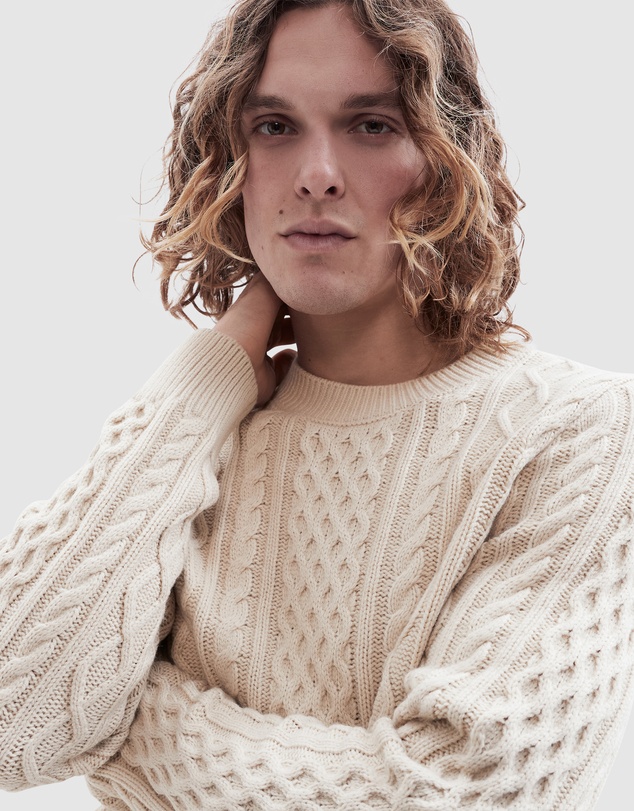 UNISON - Cable Crew Knit