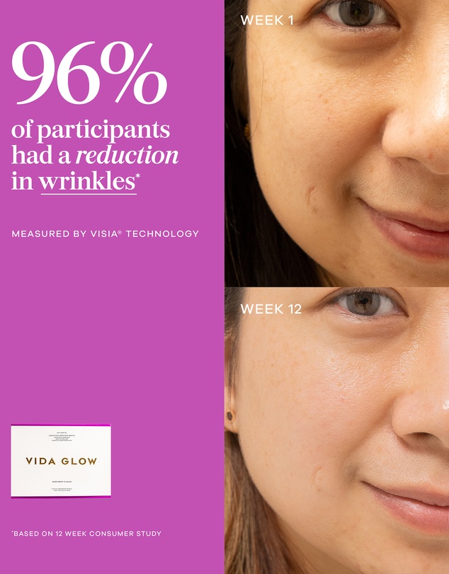 Vida Glow - Liquid Collagen Skin Health - Mixed Berry