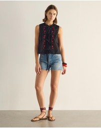 Auguste The Label - Bellamy Embroidered Blouse