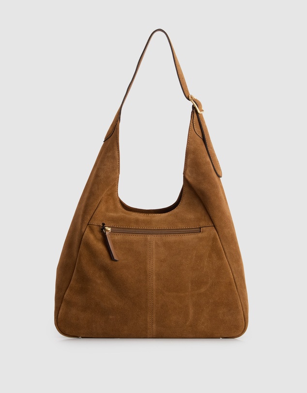 Evity - Alexa Leather Suede Hobo Bag