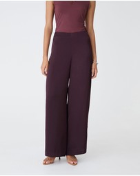 Forcast - Asma Satin Wide Leg Pants