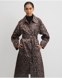Country Road - Leopard Jacquard Coat